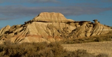 Desert-des-Bardenas-Reales-photo-paysage-relief